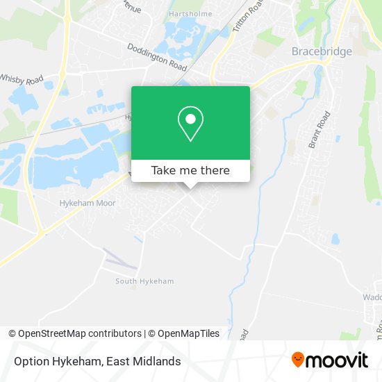 Option Hykeham map