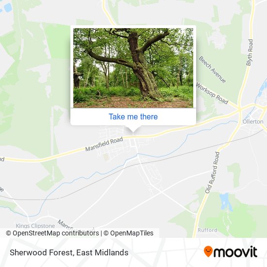 Sherwood Forest map