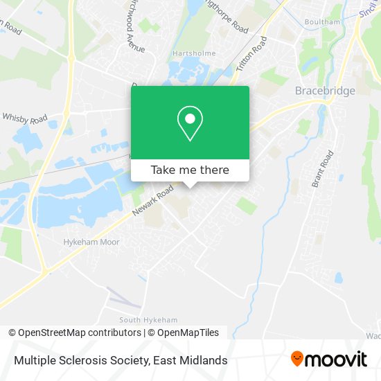 Multiple Sclerosis Society map