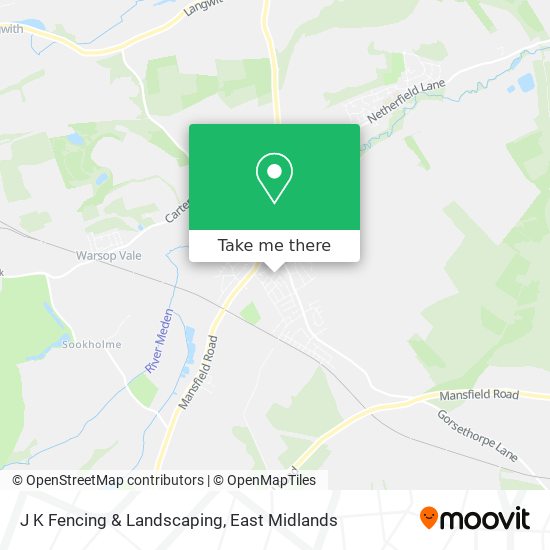 J K Fencing & Landscaping map