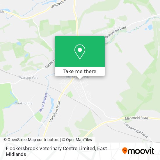 Flookersbrook Veterinary Centre Limited map