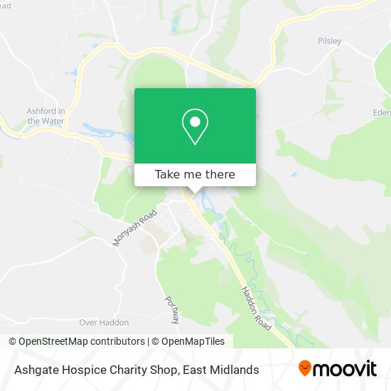 Ashgate Hospice Charity Shop map