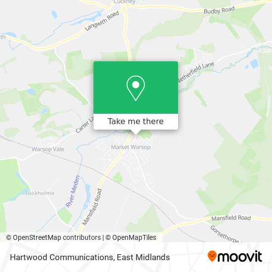 Hartwood Communications map