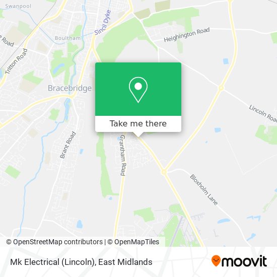 Mk Electrical (Lincoln) map