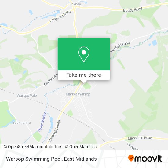 Warsop Swimming Pool map