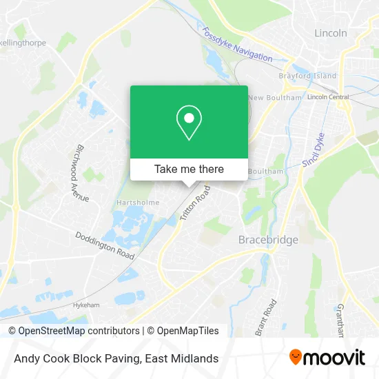 Andy Cook Block Paving map