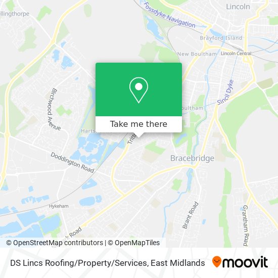 DS Lincs Roofing / Property / Services map