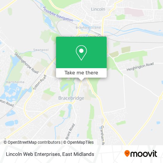 Lincoln Web Enterprises map