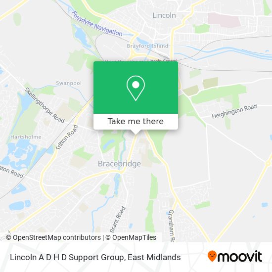 Lincoln A D H D Support Group map