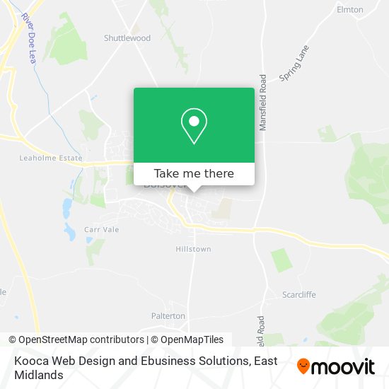 Kooca Web Design and Ebusiness Solutions map
