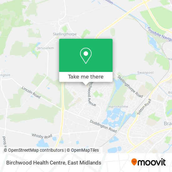 Birchwood Health Centre map