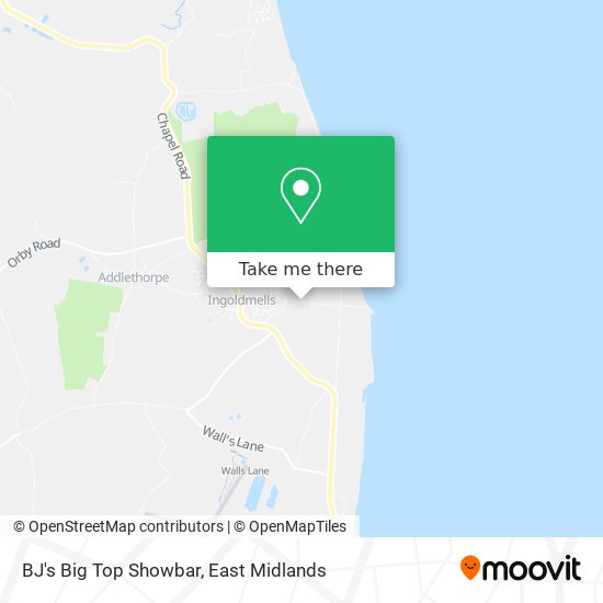 BJ's Big Top Showbar map