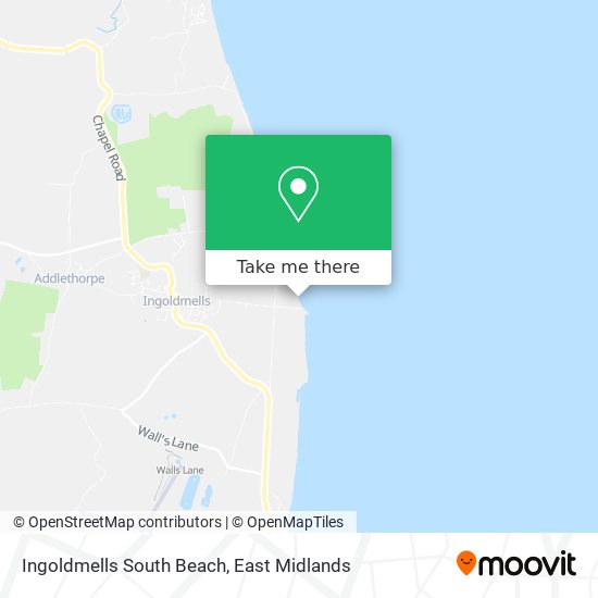 Ingoldmells South Beach map