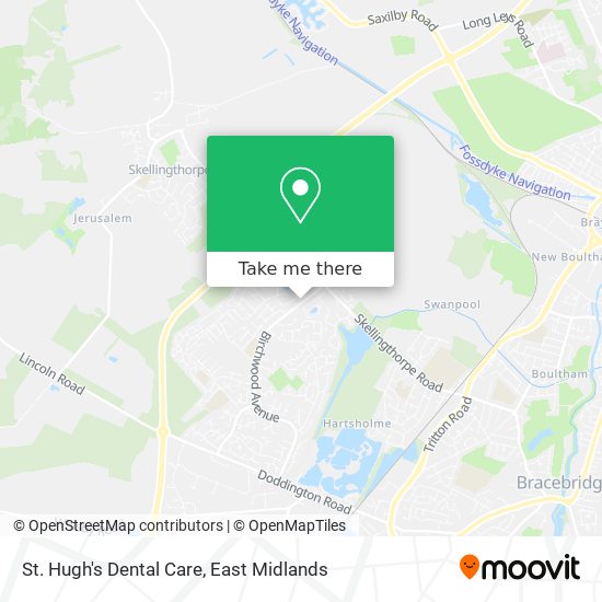 St. Hugh's Dental Care map