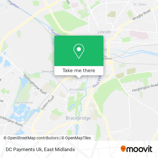 DC Payments Uk map