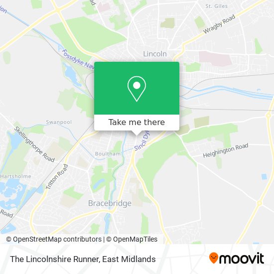 The Lincolnshire Runner map