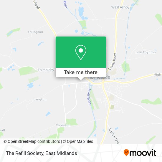 The Refill Society map