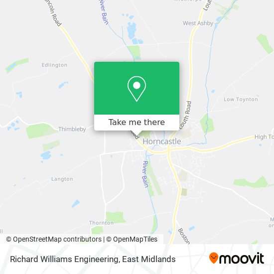 Richard Williams Engineering map