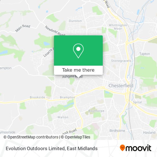 Evolution Outdoors Limited map