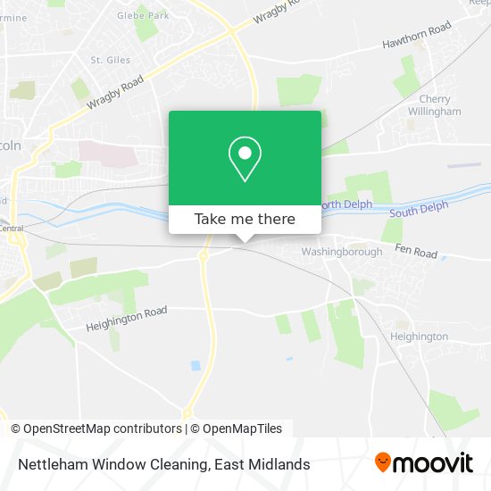 Nettleham Window Cleaning map