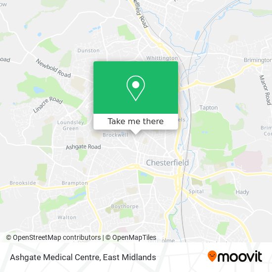 Ashgate Medical Centre map
