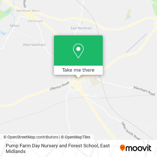 Pump Farm Day Nursery and Forest School map