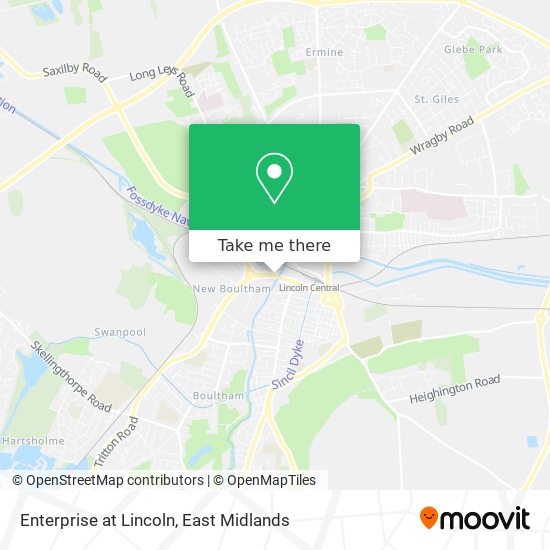 Enterprise at Lincoln map