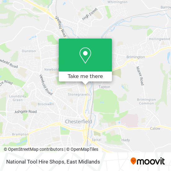 National Tool Hire Shops map