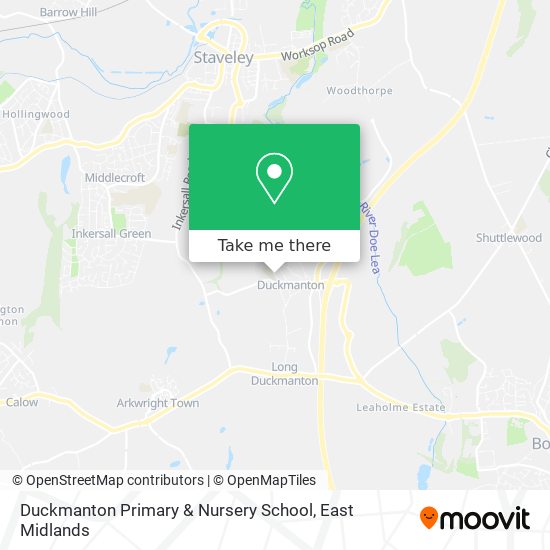 Duckmanton Primary & Nursery School map