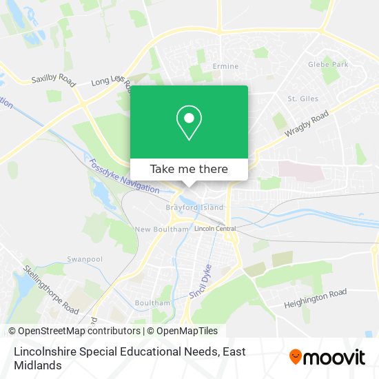 Lincolnshire Special Educational Needs map