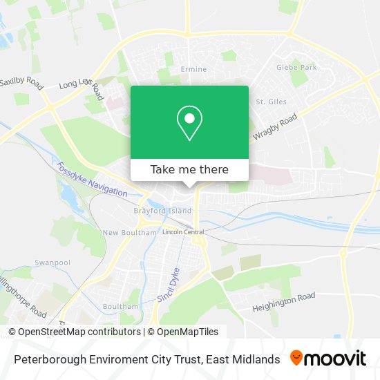 Peterborough Enviroment City Trust map