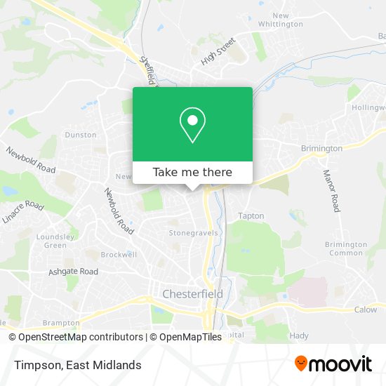 Timpson map