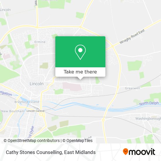 Cathy Stones Counselling map