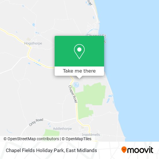 Chapel Fields Holiday Park map