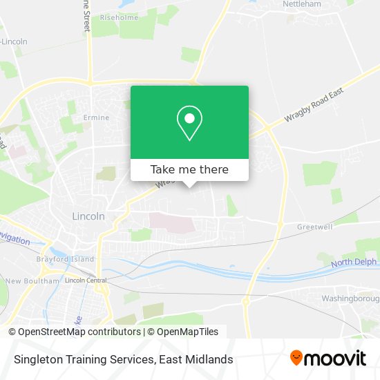 Singleton Training Services map