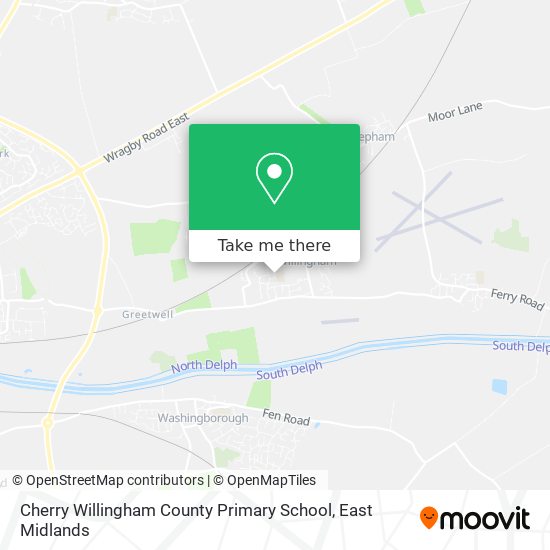 Cherry Willingham County Primary School map