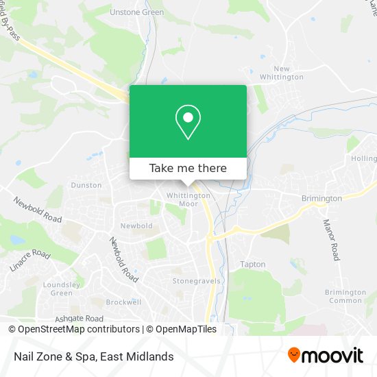 Nail Zone & Spa map