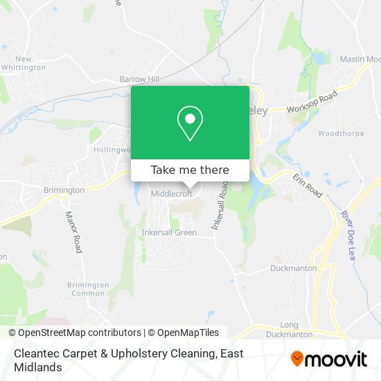 Cleantec Carpet & Upholstery Cleaning map