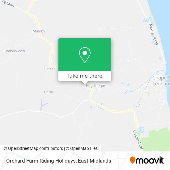 Orchard Farm Riding Holidays map