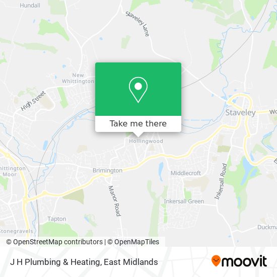 J H Plumbing & Heating map