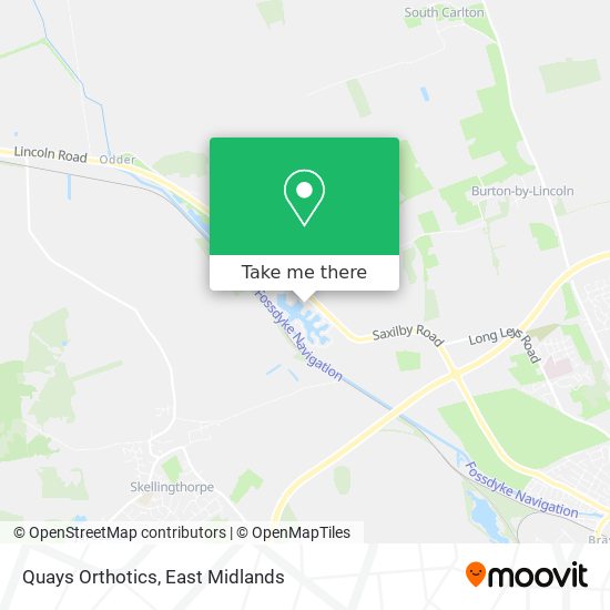 Quays Orthotics map