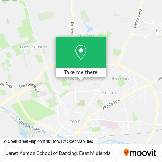 Janet Ashton School of Dancing map