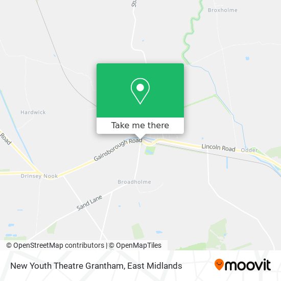 New Youth Theatre Grantham map