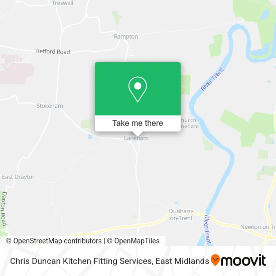 Chris Duncan Kitchen Fitting Services map