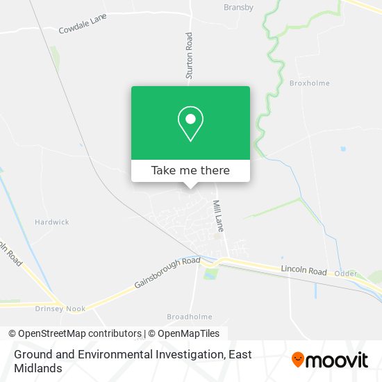 Ground and Environmental Investigation map