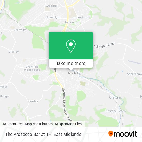 The Prosecco Bar at TH map
