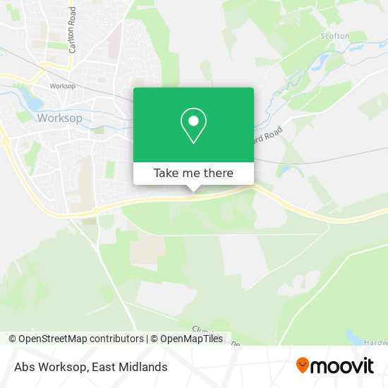 Abs Worksop map