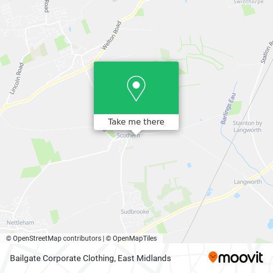 Bailgate Corporate Clothing map