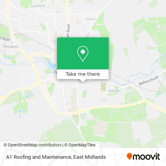A1 Roofing and Maintenance map