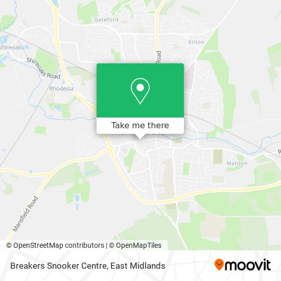 Breakers Snooker Centre map